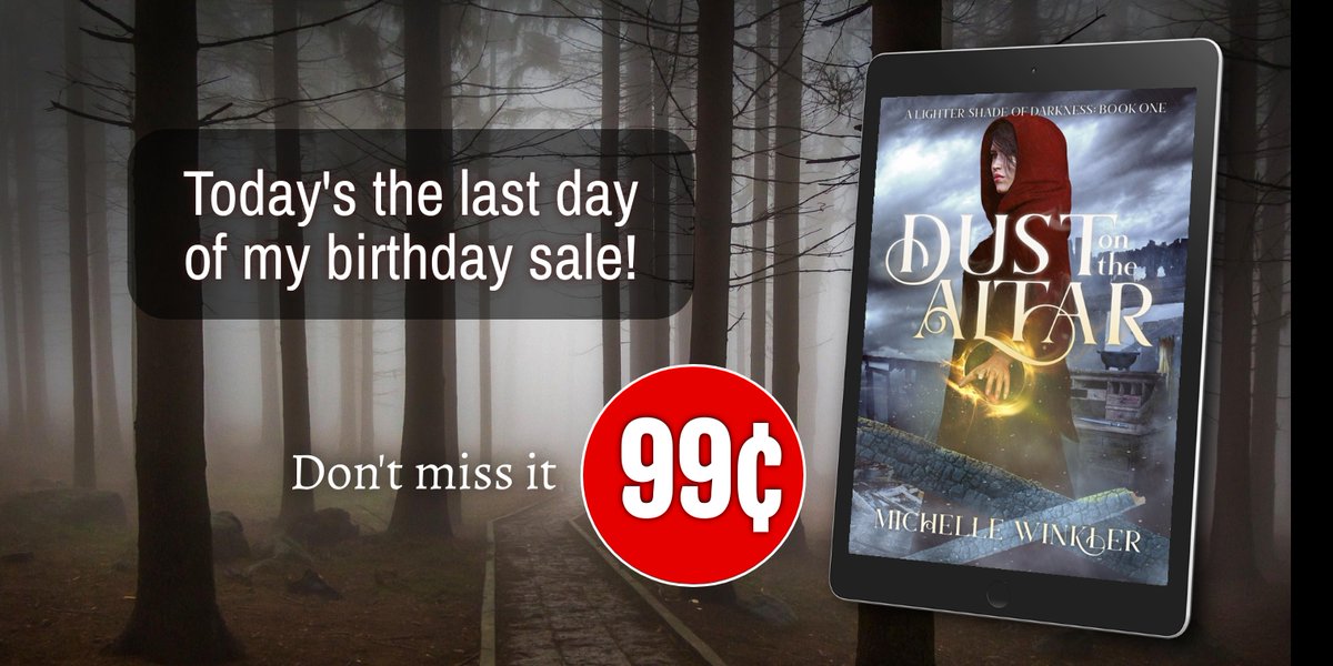 MWinklerBooks's tweet photo. One city ruled by technology.
One township losing its magic.
One reluctant witch could bridge the divide… or bring ruin to them both.

🥳Today's the last day you can get it on sale. Get your copy now.
https://t.co/3tUDHg8ppV
#witchybooks #booksale #BookLover #fantasybooks #book https://t.co/uEf4laXsq8