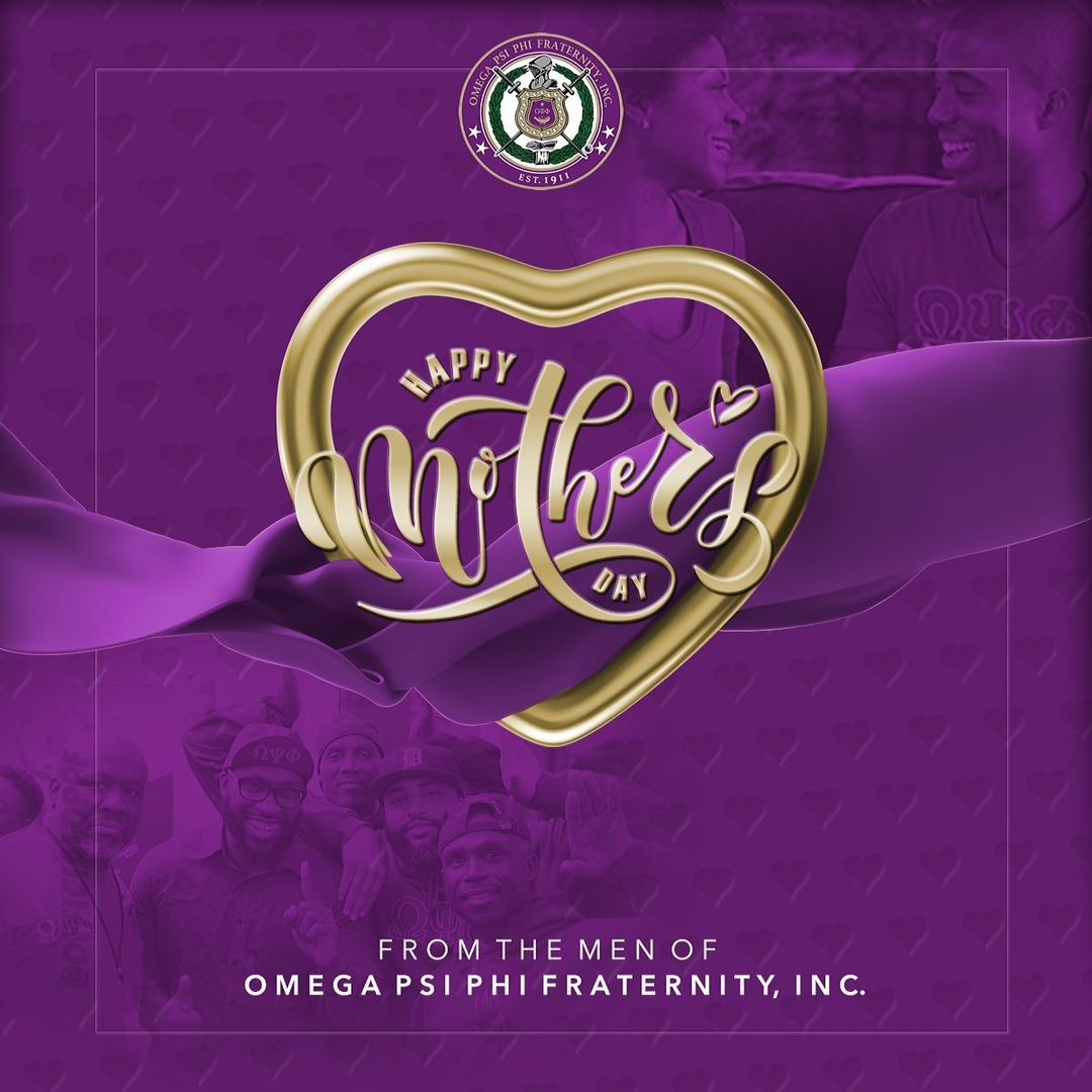 Happy Mother’s Day! We honor you and thank you for the many sacrifices you have made for us! Enjoy your day!!! 💜💛 #HappyMothersDay #mothersday2023 #OmegaPsiPhi