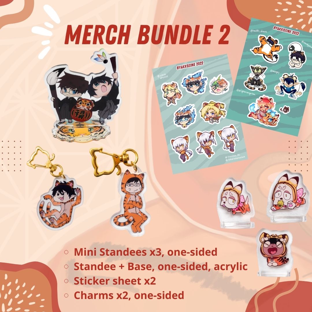 We're now SOLD OUT of everything but the two merch bundles. 

We have:
2 left of Merch Bundle 1
1 left of Merch Bundle 2

#fanzine #blueexorcist #aoex #aonoexorcist #zine #rinokumura #yukiookumura