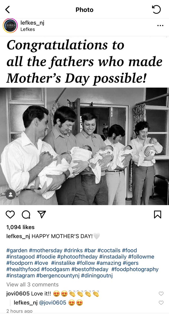 AnaEReynal's tweet photo. @Lefkesnj wow horrible marketing for today. Amazing this is the message you want to give on Mother’s Day. https://t.co/r4VRgOVsGu