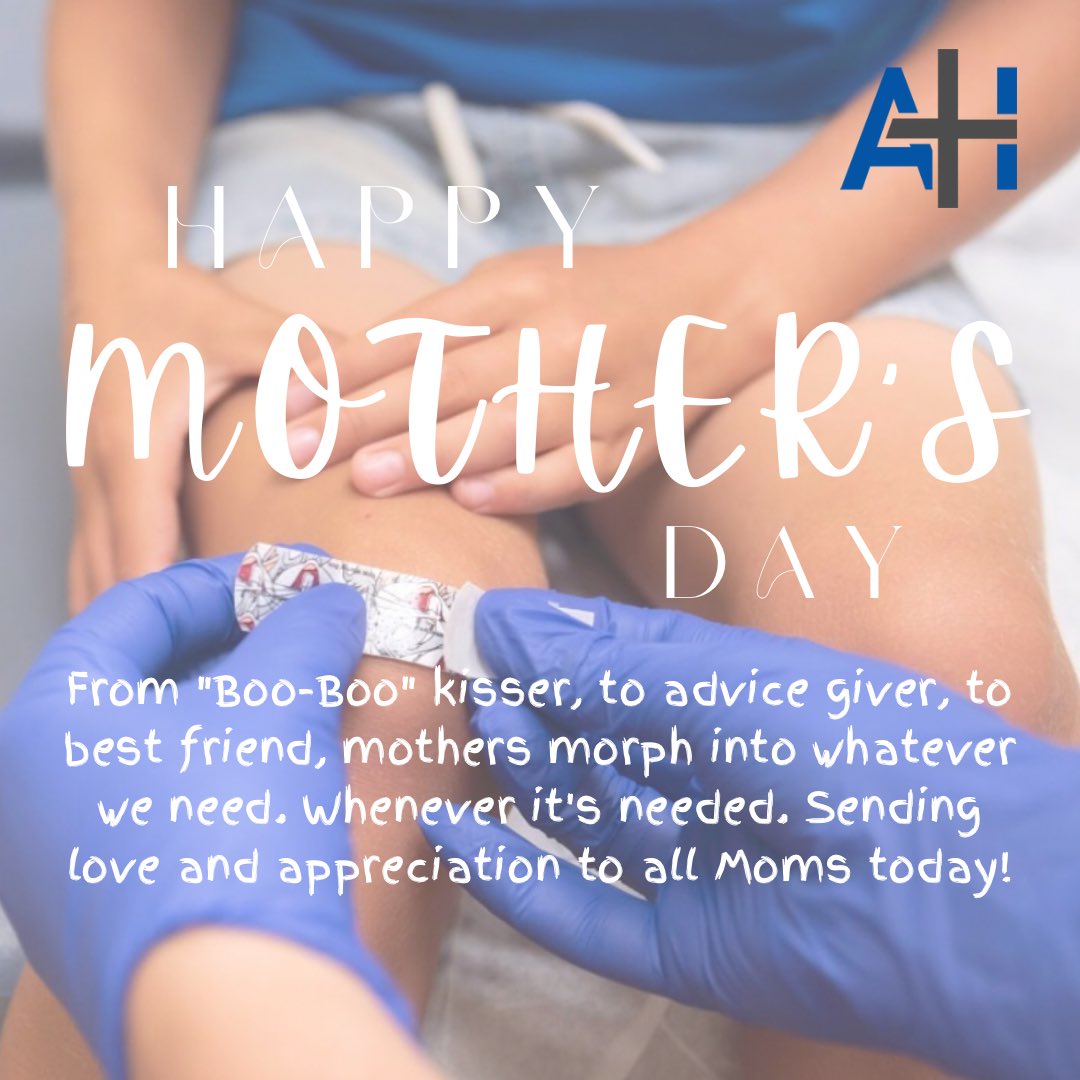 From "Boo-Boo" kisser, to advice giver, to best friend, mothers morph into whatever we need. Whenever it's needed. Sending love and appreciation to all Moms today!

We are OPEN 10AM-4PM today. #ohiourgentcares