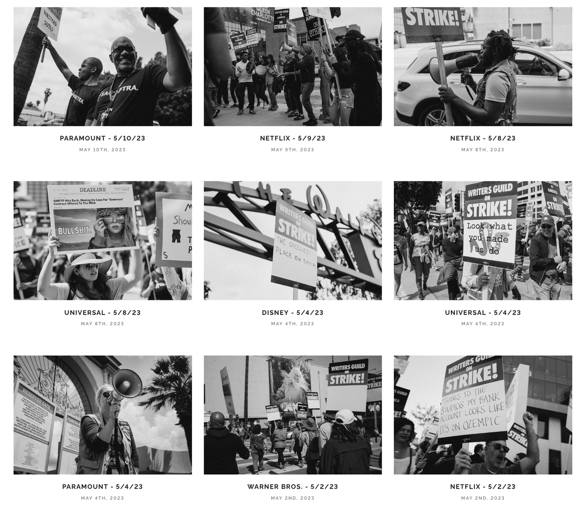 WGA Strike folks: I've put together a digital gallery (which I'll continue updating) of my photos at the picket lines. Feel free to look through and download any that you're in. If you post, I'd really appreciate if you could tag me. #WGAStrong #WGAStrike jwhendricks.pixieset.com