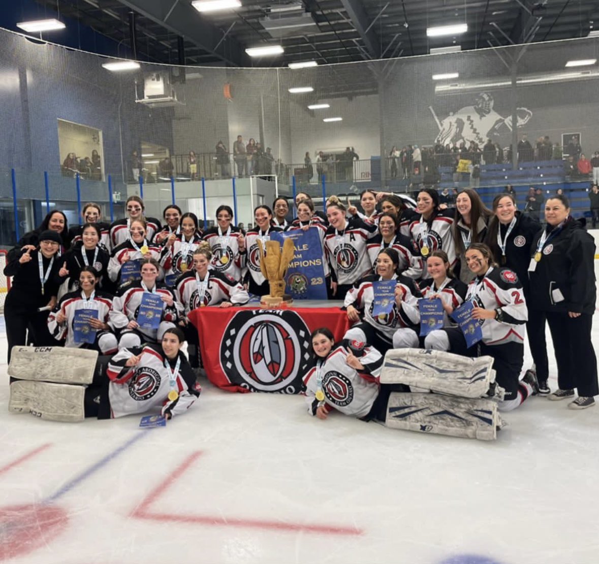So proud of our gals. #GOLD #TeamOntario #NAHC2023