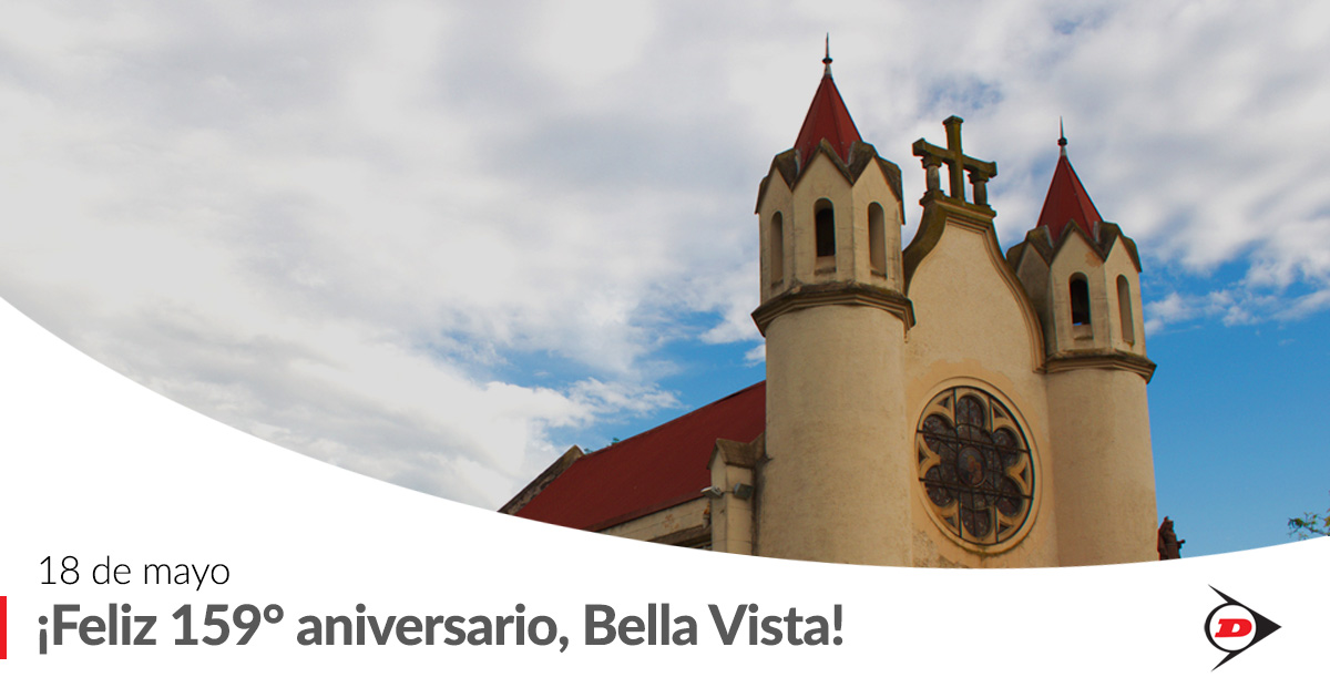 DunlopArg's tweet photo. 🏘️ Hoy nuestra querida ciudad de Bella Vista cumple 159 años.
Fue fundada en 1864 por el Ing. agrimensor Adolfo Sourdeaux.
Saludamos hoy a todo el pueblo bellavistense en este día en el que celebramos a nuestra localidad, que es nuestro hogar.

#bellavistabsas https://t.co/y9t70kCWh6