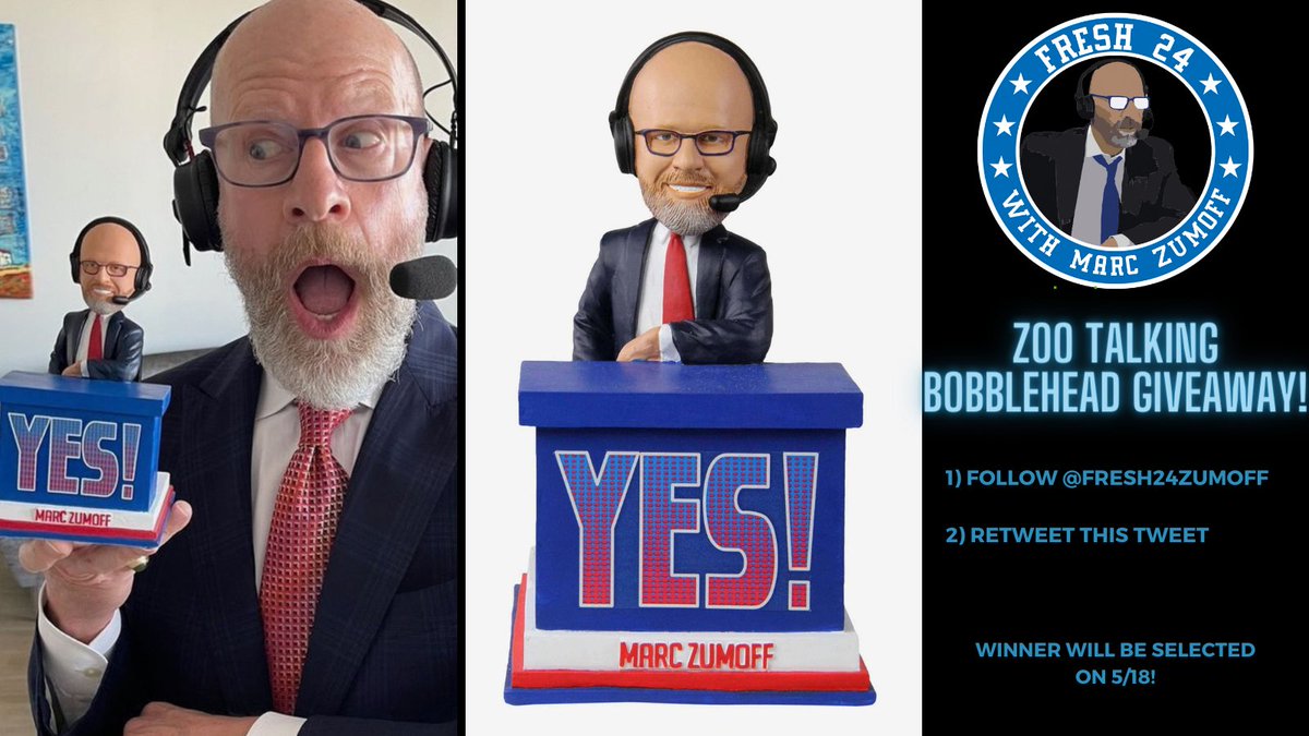 GAMEDAY GOOD VIBES #GIVEAWAY! 

Just retweet and follow! That is it!

ZOO TALKING BOBBLEHEAD! Winner selected 5/18. GO #SIXERS!!!