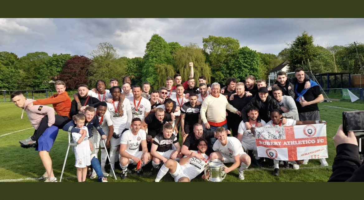 Rubery Ath 5-0 Rednal Bilbao 

B Halpin ⚽️⚽️⚽️
J Wicketts ⚽️
S Warren-Paul ⚽️

MOTM: J Wicketts ⭐️ 

TERRY CUP CHAMPIONS 🏆🏆🏆🏆