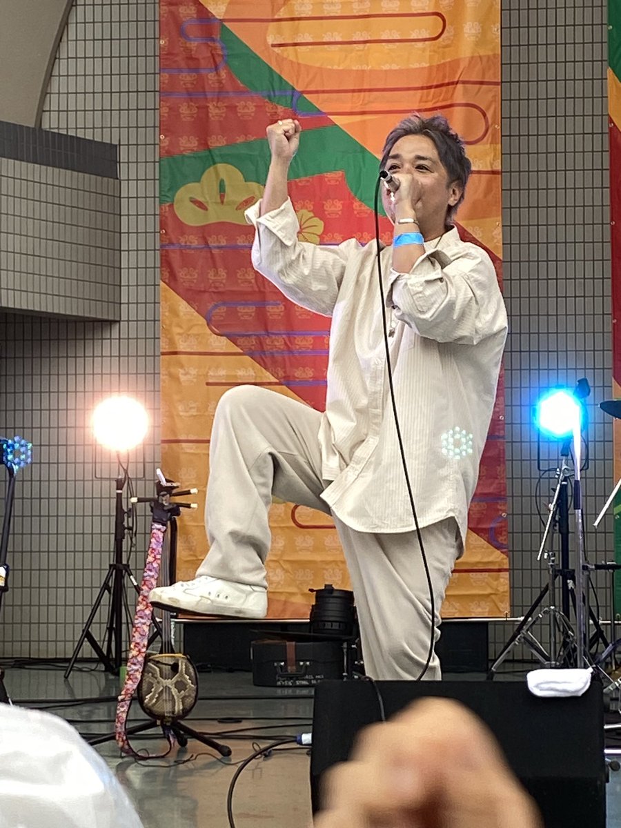 lunapony's tweet photo. そういえば！
 #ジャアバーボンズ のライブも楽しかったよ！！！
🍻💪の曲好き😊
 #OKINAWAFES #沖縄フェス https://t.co/FQyjQuY2t3