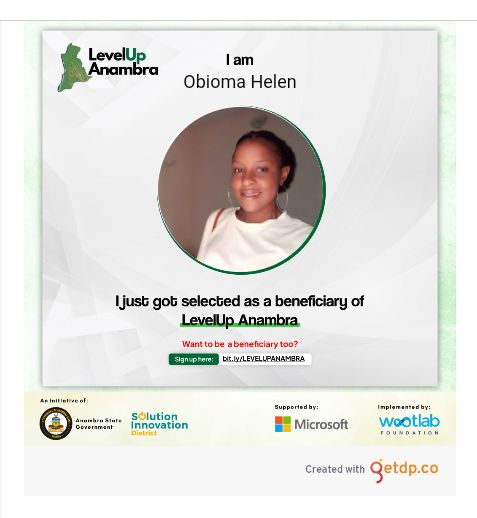 OOgbuebuna98117's tweet image. #LevelUpAnambra #solutioninnovationdistrict #SID #wootlabfoundation.