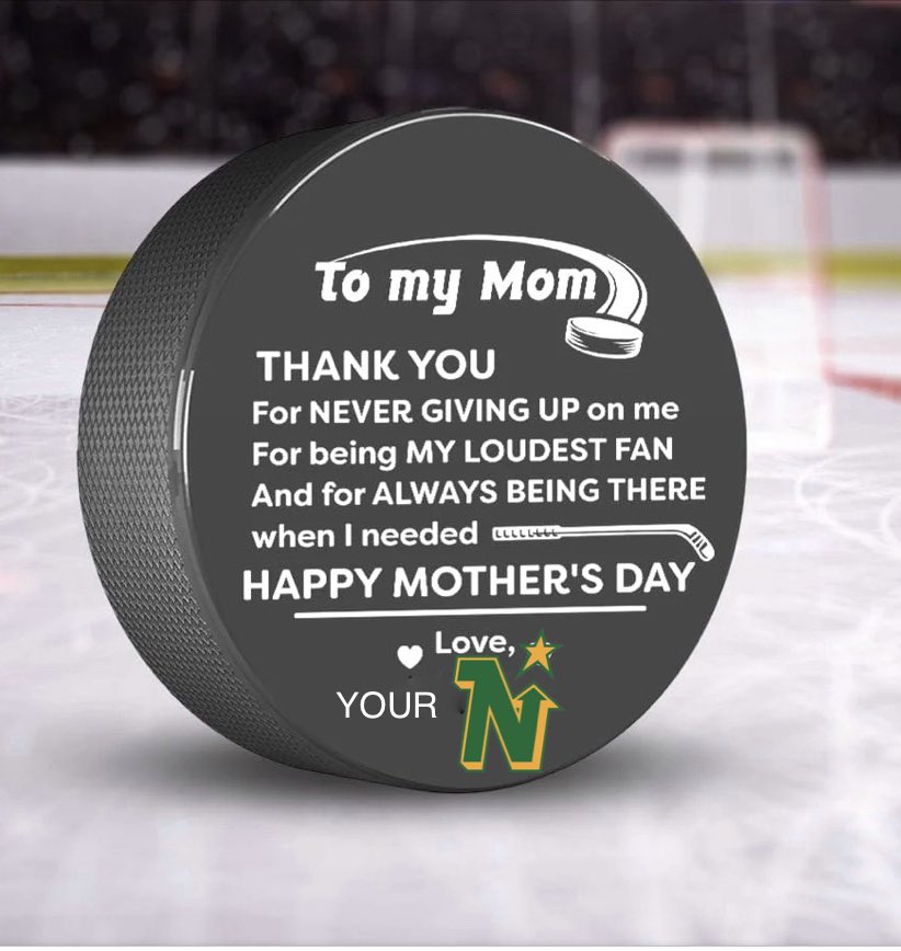 𝘏𝘢𝘱𝘱𝘺 𝘔𝘰𝘵𝘩𝘦𝘳’𝘴 𝘋𝘢𝘺 #𝘕𝘰𝘳𝘵𝘩𝘴𝘵𝘢𝘳𝘴𝘍𝘢𝘮𝘪𝘭𝘺 

#HockeyMoms #NumberOneFan #ThankMomToday #NorthstarsPride