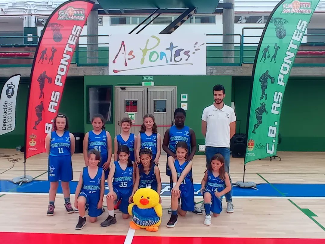 cbaspontes's tweet photo. 👉🏼Comezan os partidos da xornada de tarde:
PISTA 1️⃣:
Huso29 Renovables CB As Pontes 🆚 Básquet Coruña Leyma U10.
PISTA 2️⃣:
Fisioterapia Ivonne CB Sarria 🆚 Montrove.
#cbaspontes #faseFGB #ImosCB https://t.co/WUIFlZsW0a