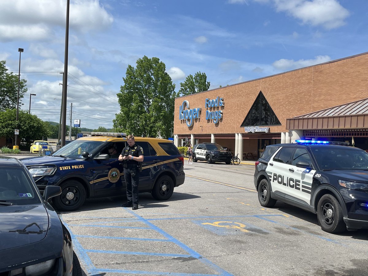 At least one person was wounded after a shooting inside the Kroger Grocery at Riverwalk Mall in South Charleston. More info ⁦@WOWK13News⁩