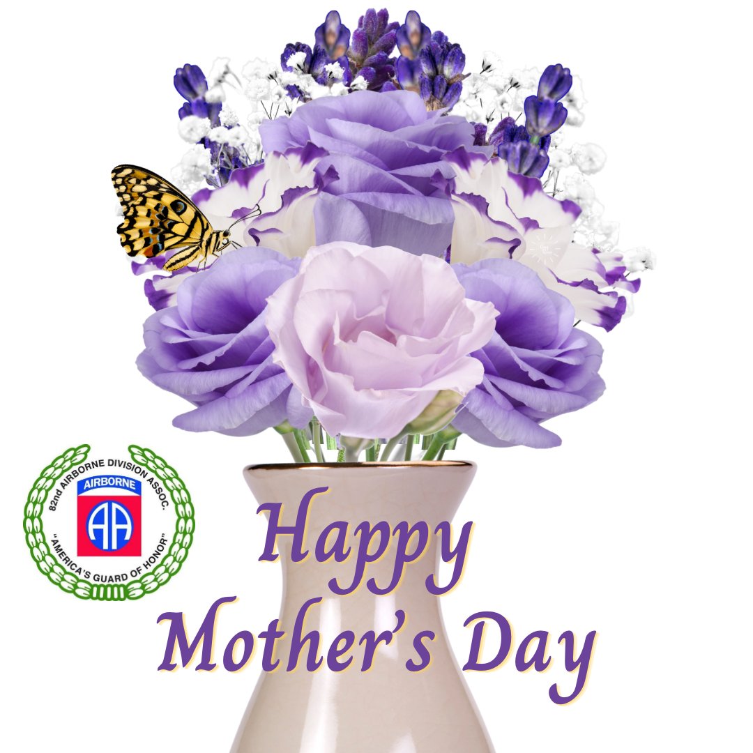 Happy Mother's Day!! 
#Airborne #82ndAirborne #82ndAirborneDivision #82ndAirborneDivisionAssociaiton #Paratrooper #Trooper #Veteran #Army #82ndAirborneVeteran