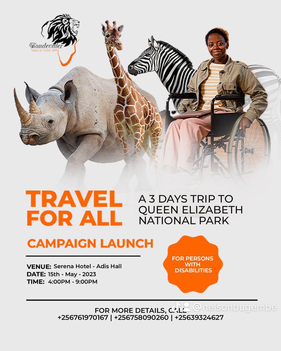 BugembeNelson's tweet photo. The day is tomorrow for the grand launch of this Owesome initiative #TravelForAll https://t.co/m7ZAT59Jg6