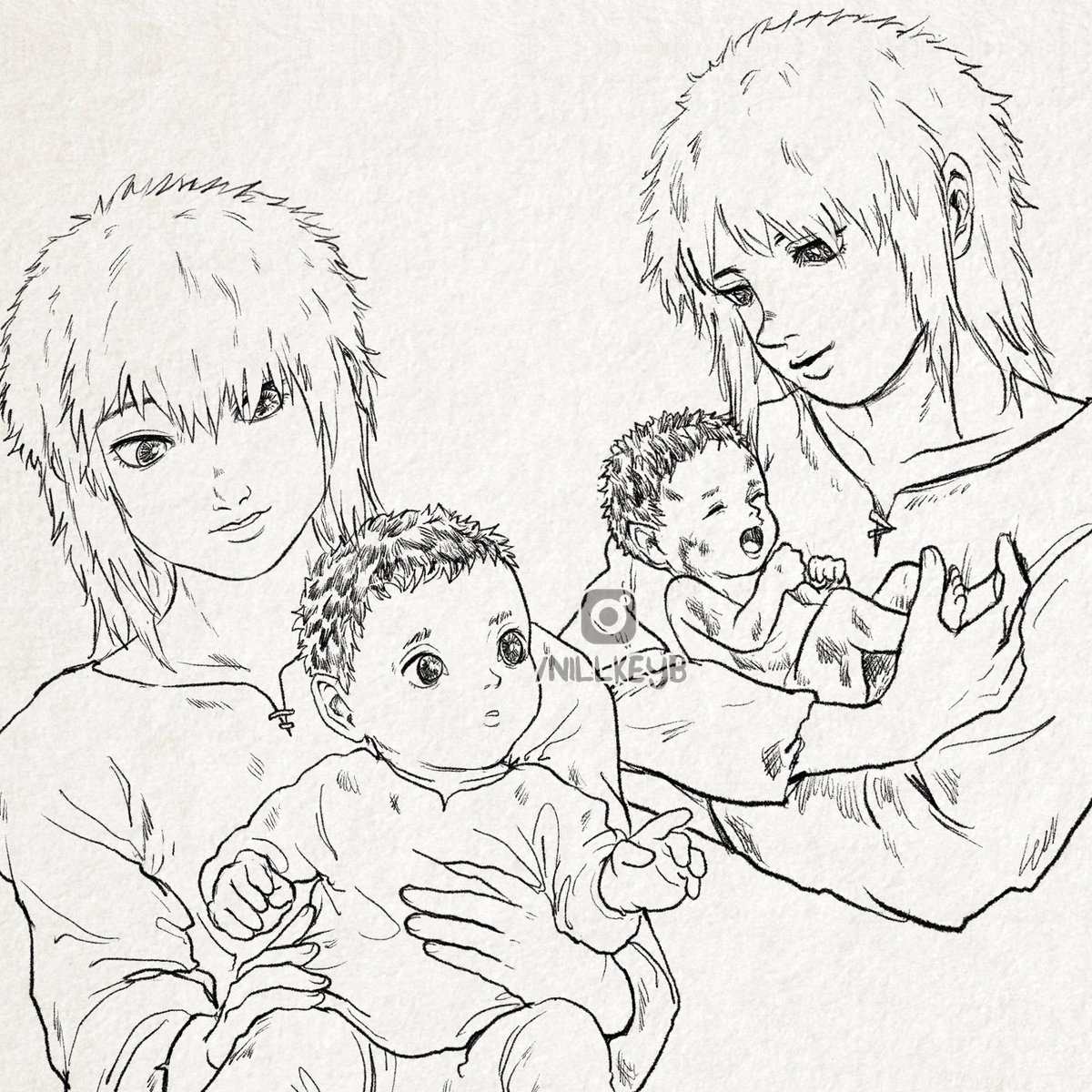 nillkey's tweet photo. Shisu + baby Guts https://t.co/25244S5cdT