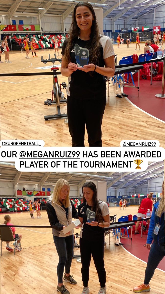 Gib_Netball's tweet photo. @EuropeNetball player of the tournament of our division goes to our Megan Ruiz 🤩🤩🇬🇮 https://t.co/LO5zcKQeRh