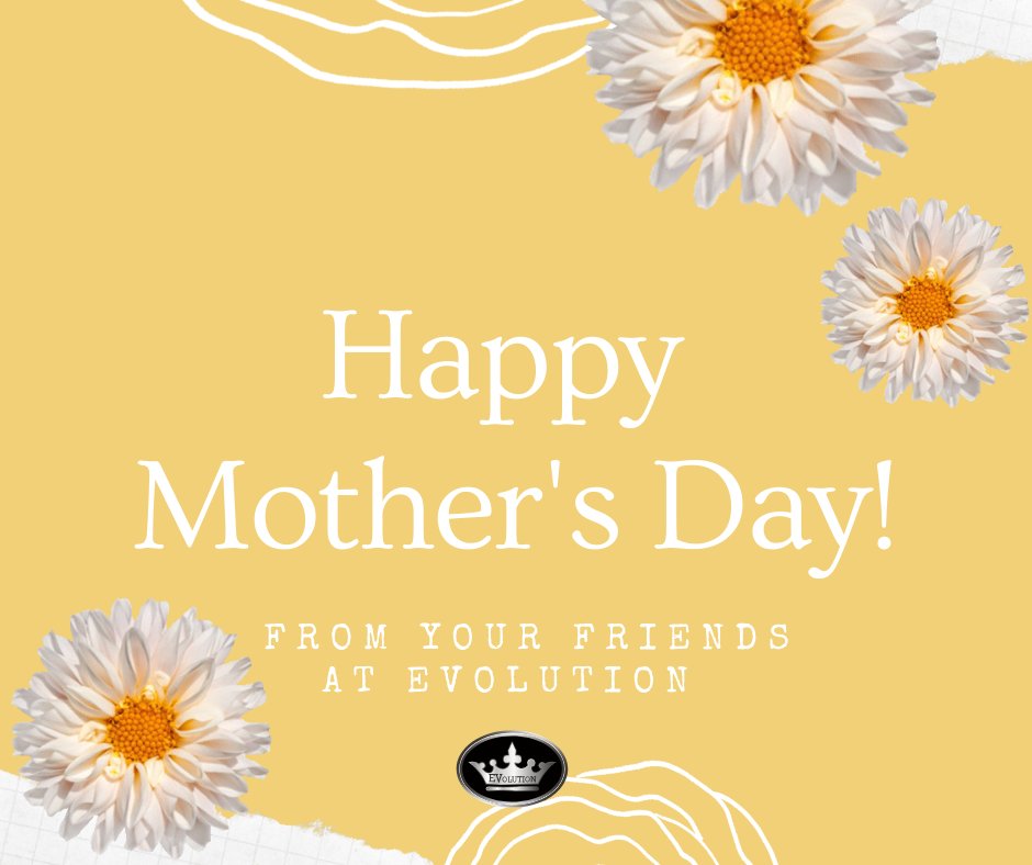 Evo_Electric's tweet photo. We at Evolution want to wish a happy and healthy Mother's Day to all the mothers out there across the country! We hope your holiday is filled with love and happiness!

#MothersDay https://t.co/Li7J7OcGz6