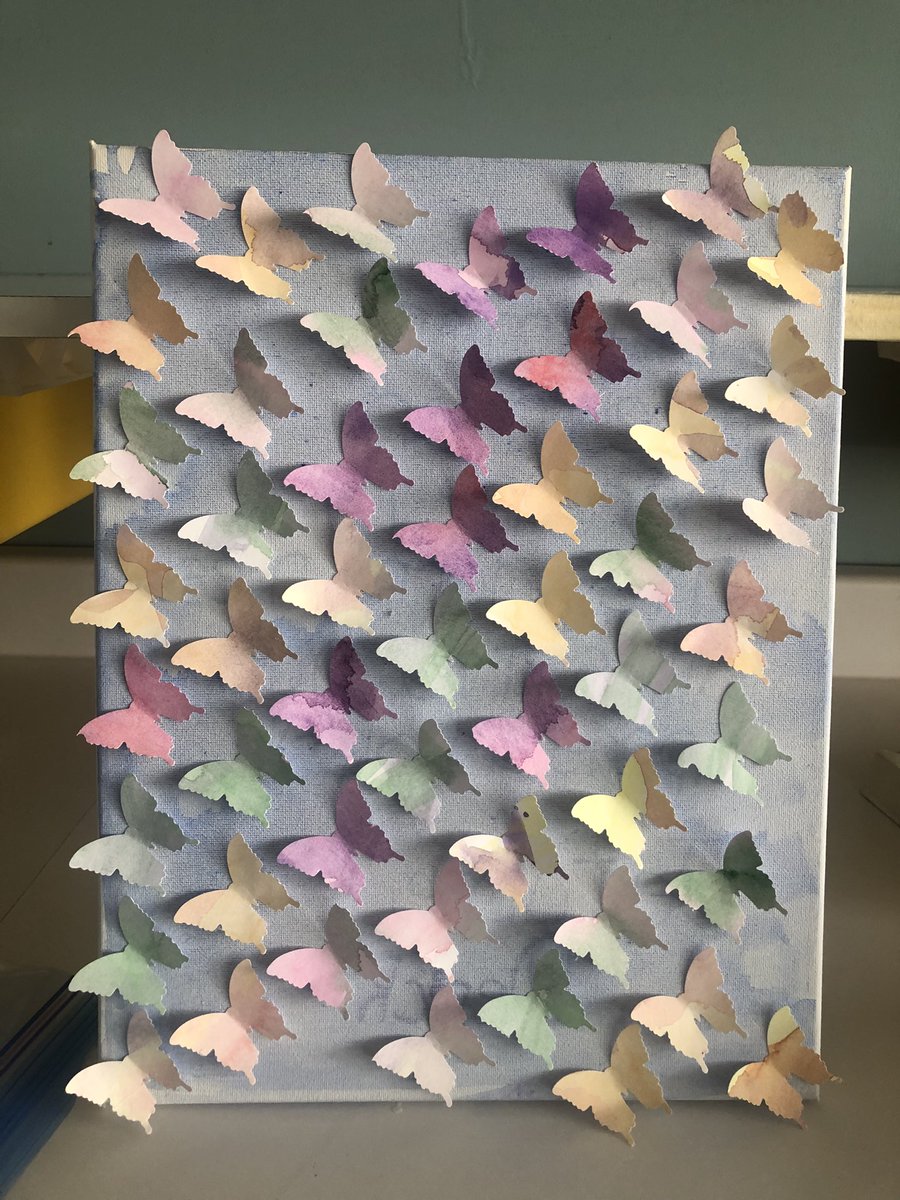 I love this craft that the kids in the <a href="/CHEO/">CHEO Ottawa</a> Tender Tots program made for their Moms this year. Canvas and butterflies lovingly painted and then each butterfly placed with care.  Happy Mother’s Day to moms who so willingly give others wings!