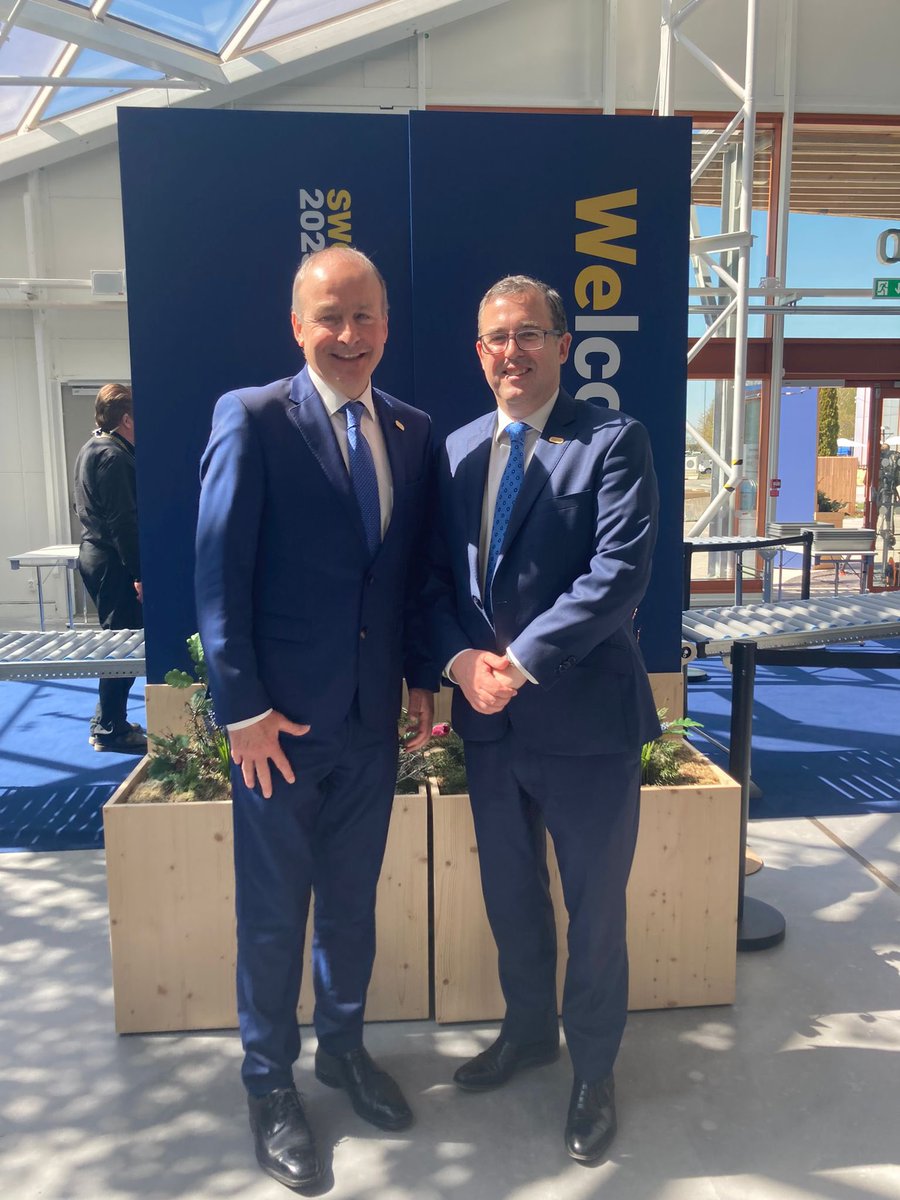 IEAmbSweden's tweet photo. Another successful event for @SweMFA and #EU2023SE at the #gymnich Informal foreign ministers meeting and Indo-Pacific Forum with the Tánaiste.  Plus a Eurovision win this weekend to cap it all. Grattis Sverige! https://t.co/kvFnZ9iSFw