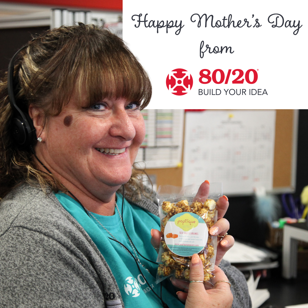 8020_LLC's tweet photo. Happy #MothersDay from 80/20! 💐 In honor of this special day, we'd like to thank all the moms out there for making a positive and lasting impact on the world. #ThankAMom https://t.co/ju5KBWySGa