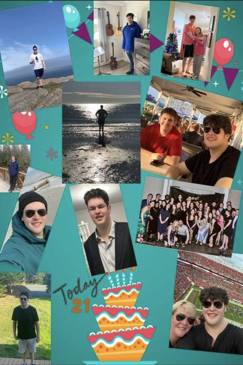 We have a 21 year old in our house! Happy Birthday, Cam! You have made us so proud! Enjoy your day to the fullest! ⁦<a href="/telyrobinshort/">Robin Short</a>⁩