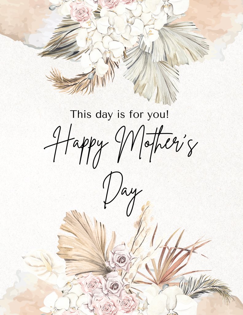 Happy Mother’s Day to all moms, grandmoms, Godmothers, and thinking of all those who lost their moms, who have strained relationships with their moms or for whom Mother’s Day is a challenge because they’ve lost a child or are having difficulty becoming a mom! #happymothersday2023
