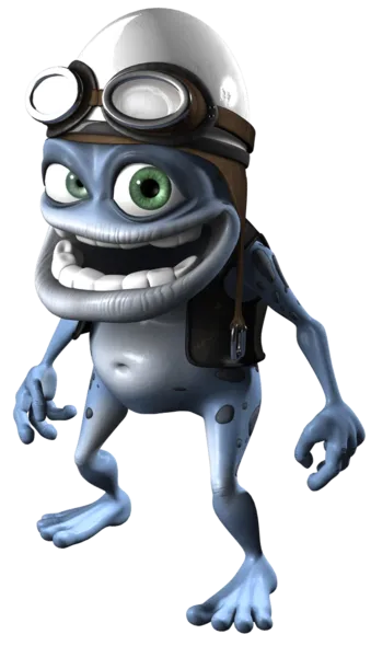 anythingbott's tweet photo. Goku heard that Crazy Frog's crack addiction is STRONG! He is gonna fight them! https://t.co/RdFIrdjWPM
