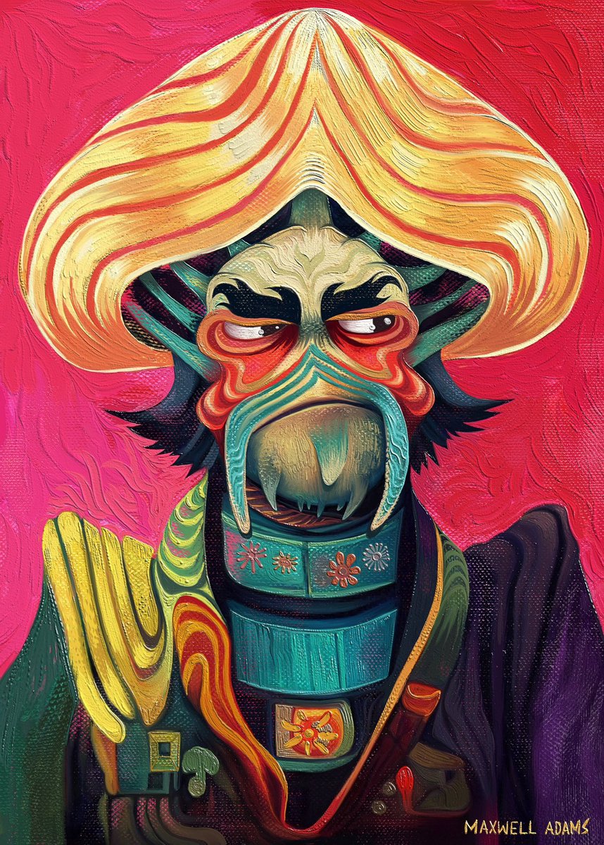 maxwella_art's tweet photo. GM

“General Shroomimoto” - Kordyceps: Ancestral Collection.
Now available on secondary market @exchgART 
Price: 85 SOL

Link 👇 https://t.co/w0JP68fM5V