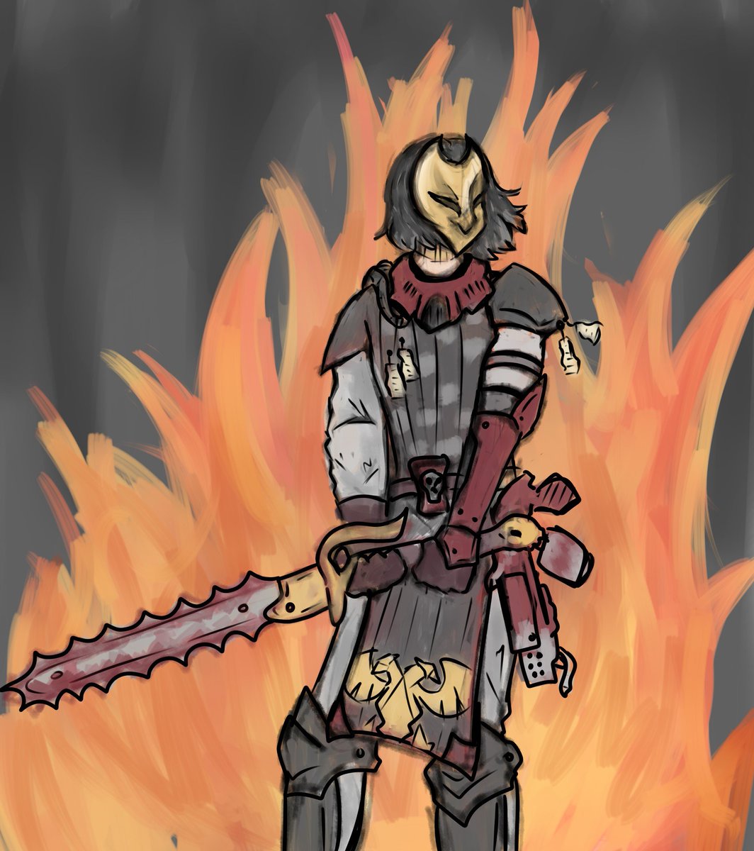 Severus, un personaje para una campaña de #warhammer40000 en la que me metí recientemente 😎