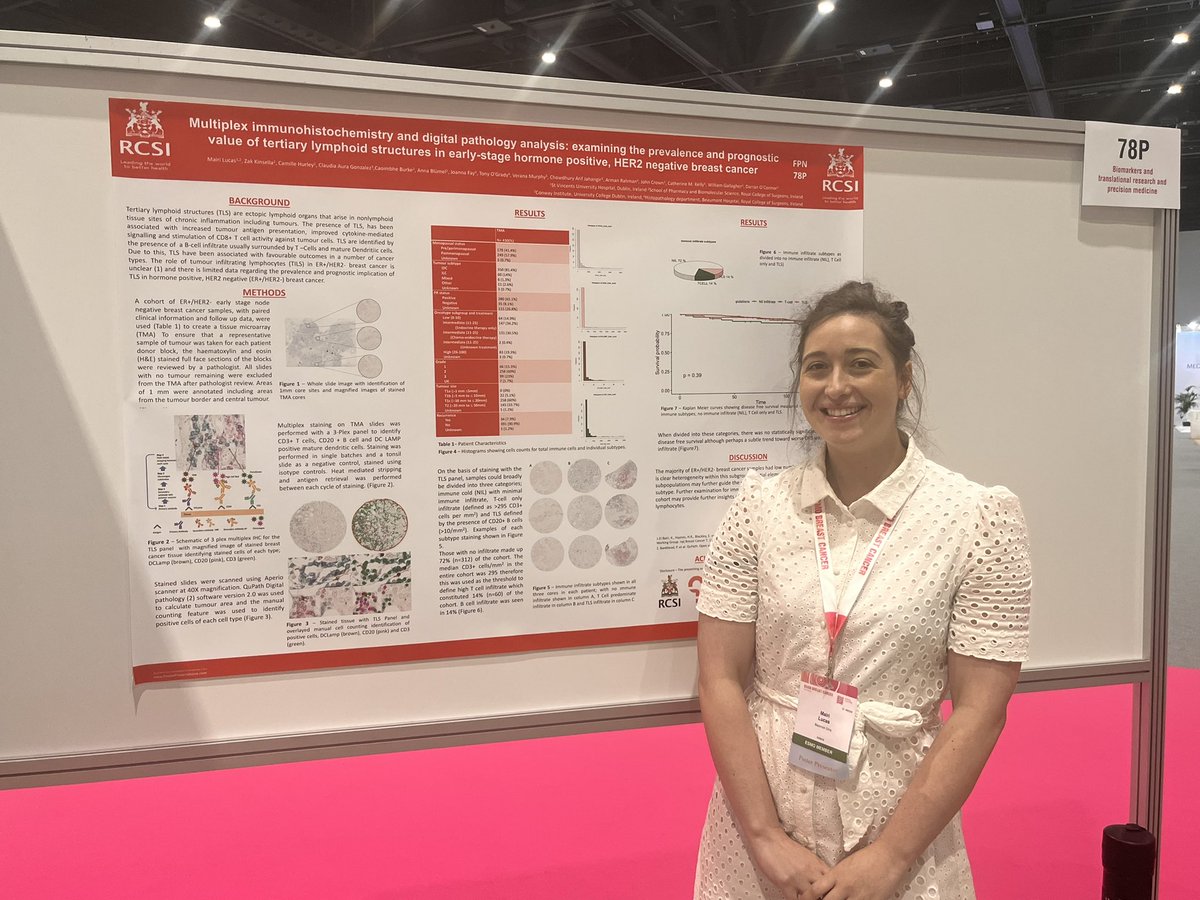 HennessyMaeve's tweet photo. 1st #ESMOBreast23 ✅ 
Plenty of learning  &amp; opportunities for discussion.
Plus great presentations by my amazing colleagues &amp; friends Mairi Lucas &amp; Kate Murphy🇮🇪 
We’ll be back! 
@myESMO @OncoAlert @PrecisionOncIre @RCSI_StAR_MD @cancertrials_ie @ucddublin @svuh @UCCCancerTrials https://t.co/fQ8K38tTpl