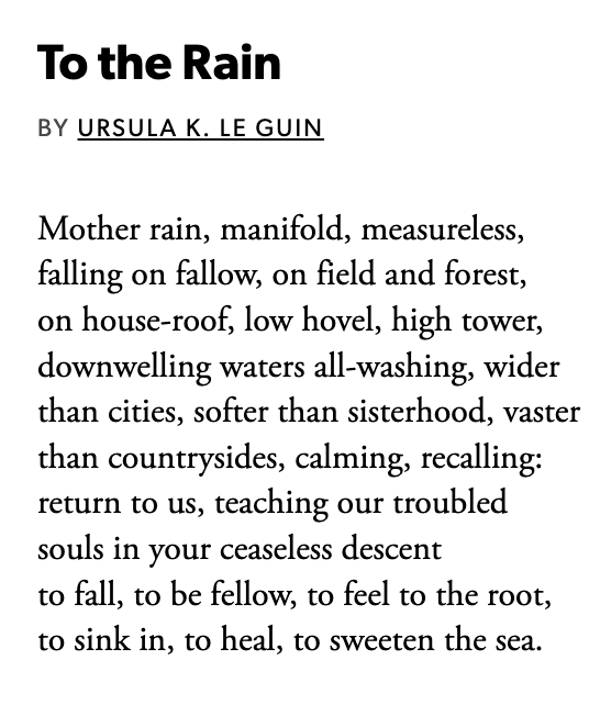 ...mother rain