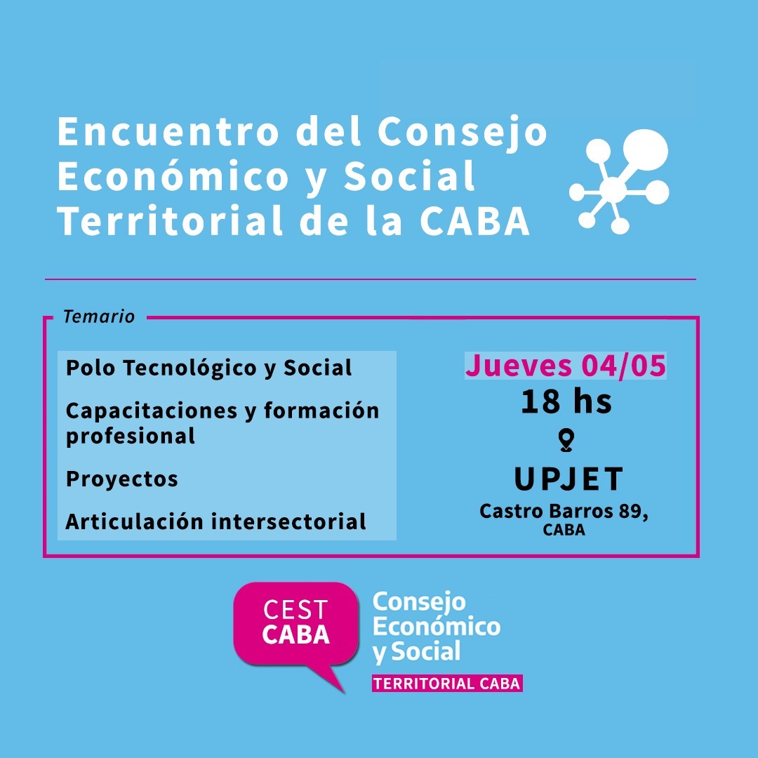 cestcaba's tweet photo. ENCUENTRO PLENARIO DEL CESTCABA
📷 El Jue 4/5 nos reunimos en la sede de la Unión del Personal Jerárquico de Empresas de Telecomunicaciones (#UPJET).
Enlace con articulaciones diversas >>> https://t.co/H8EqYhfpeL https://t.co/lNMHzAp5MU