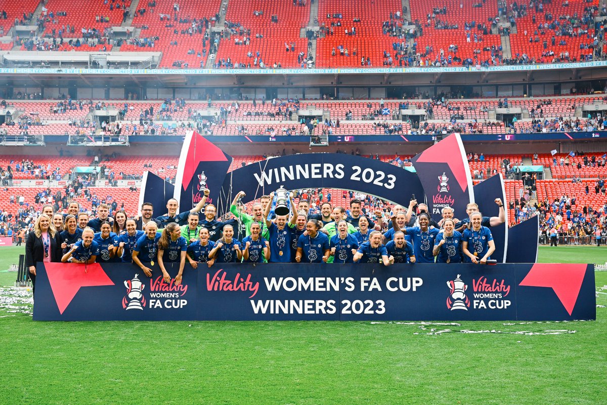 ChelseaFC's tweet photo. Congratulations, @ChelseaFCW! 🏆 https://t.co/tWTprNVFTV