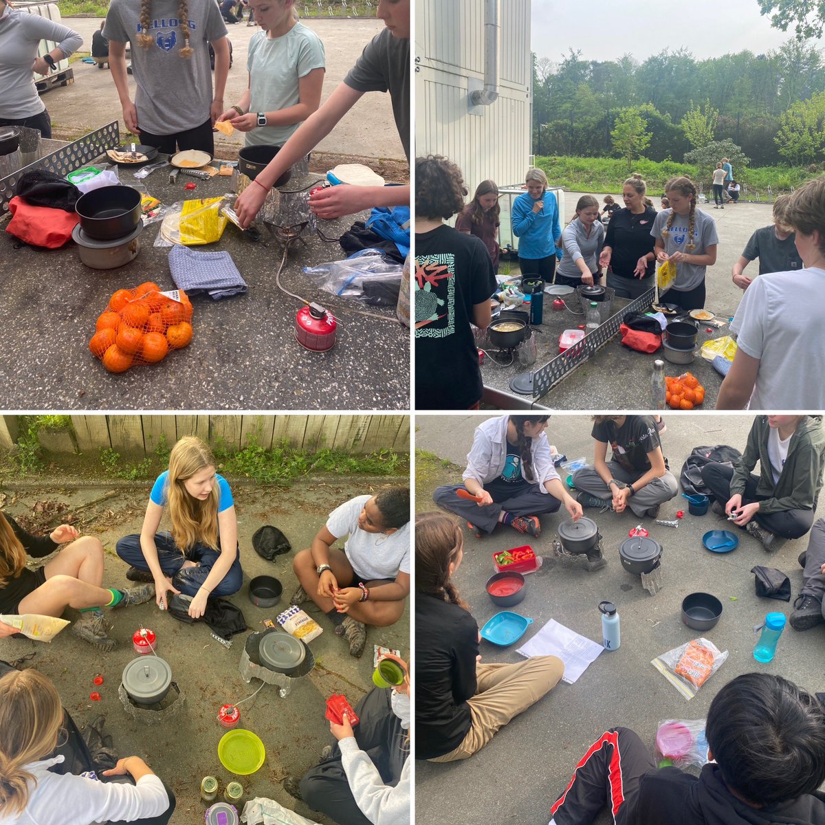 Erin Orens (@earthtoe) on Twitter photo Dinner time for these hungry hikers 🍽️ Thankfully the Belgian spring has finally arrived so an early dinner outside before navigation and first aid workshops. <a href="/ISB_MS/">ISB Middle School</a> <a href="/ISB_Bronze_IA/">ISB Bronze IA</a> #mslearns #outdooreducation Dinner time for these hungry hikers 🍽️ Thankfully the Belgian spring has finally arrived so an early dinner outside before navigation and first aid workshops. <a href="/ISB_MS/">ISB Middle School</a> <a href="/ISB_Bronze_IA/">ISB Bronze IA</a> #mslearns #outdooreducation