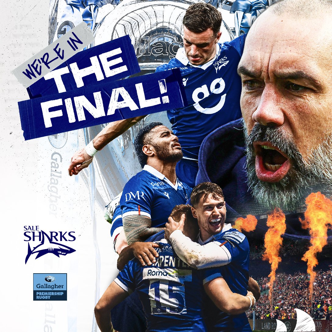 𝗪𝗘'𝗩𝗘 𝗢𝗡𝗟𝗬 𝗚𝗢𝗡𝗘 𝗔𝗡𝗗 𝗗𝗢𝗡𝗘 𝗜𝗧. 

See you at Twickers #SharksFam 👊

#MoreThanJustARugbyClub