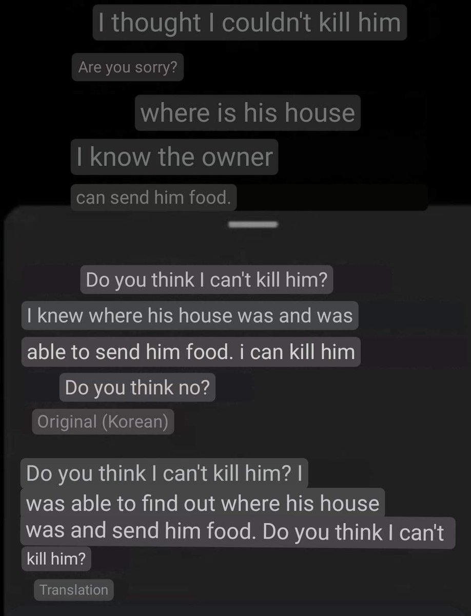 JkIngyin's tweet photo. HI @HYBEOFFICIALtwt you need to take action to ensure Jungkook's safety, this person knows where he lives because they're sending him food and now he's threatening to hurt him. You should see for the safety of your performers, they don't deserve to be harassed @bts_bighit https://t.co/svawVG0Jlw