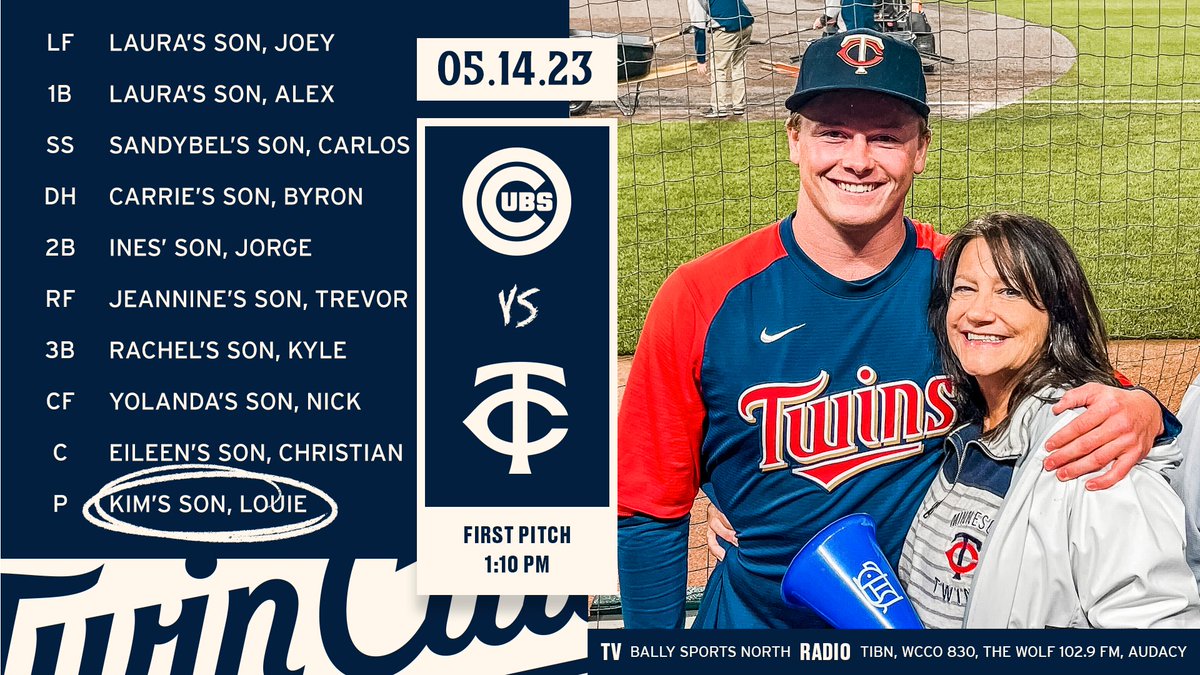 Starting with a tribute to our mothers.

#MNTwins