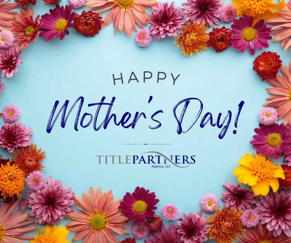 TitlePartnersMo's tweet photo. Happy Mother's Day to all the amazing moms out there! ๐ We are so grateful for all that you do and hope you have a wonderful day.
#mothersday2023 #thankamom #closewithtitlepartners #MOrealestate #titleexperts https://t.co/3qHdIpi6ut