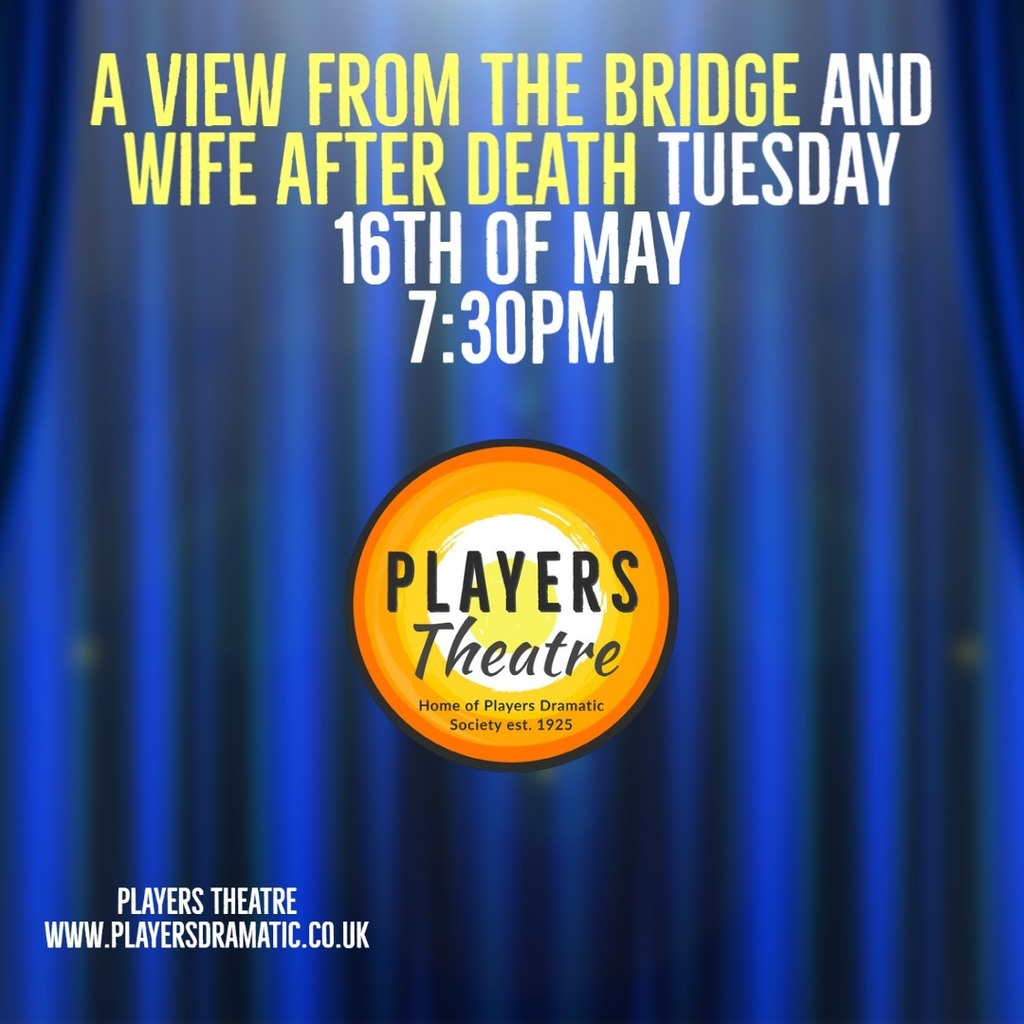 Just over a week to go until 'Private Lives' brings the curtain down on another fantastic season at Players Theatre. 

And we've got the next one al lined up! Fancy being a part of it? Come down to the theatre on Tuesday 16th of May at 7:30pm 

We'll be auditioning for 'A Vi…