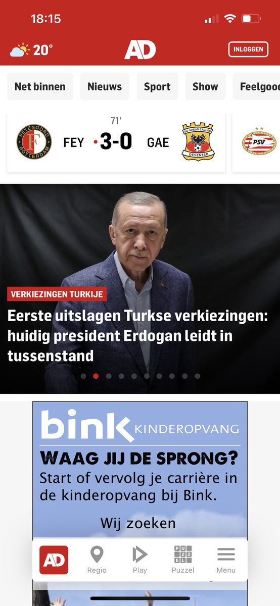 1 procent van de stemmen is nu pas binnen. Dat weten jullie toch hè? <a href="/ADnl/">AD.nl</a>