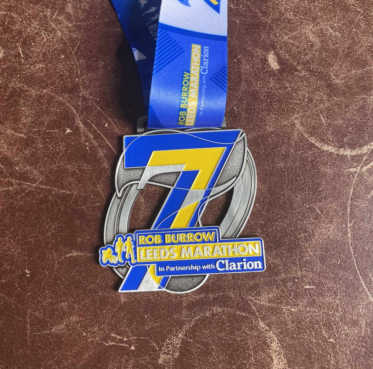 Done! 3.47.41 - pretty chuffed for first marathon. The heat and hills were brutal. Really poignant atmosphere with Rob and Kev together. Crowds were amazing - their support and some orange segments on offer got me through the last 4 miles. Thanks to everyone who sponsored me.