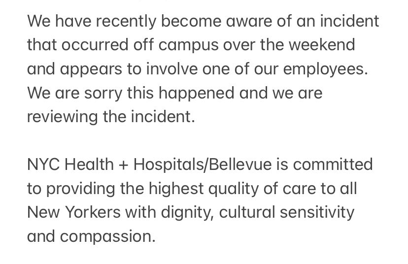 NYC Health + Hospitals/Bellevue tweet media