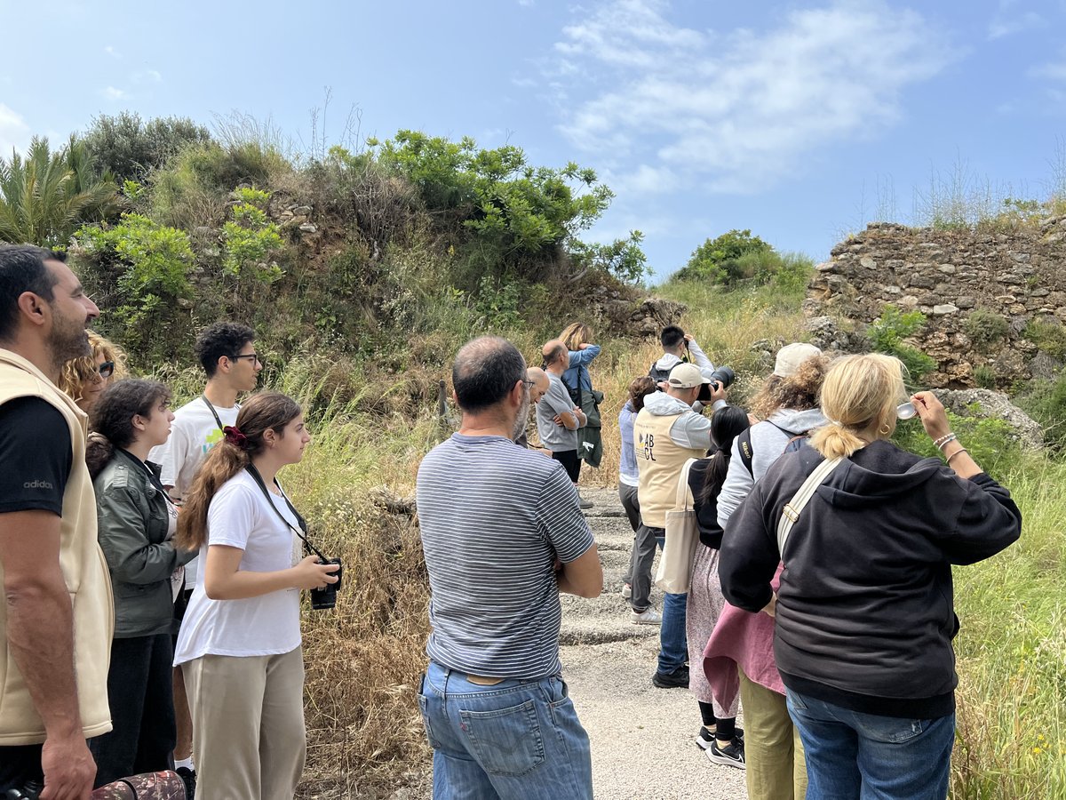 BirdsLebanon's tweet photo. #World_Migratory_Bird_Day was celebrated yesterday by #ABCL members and friends in one of the most beautiful historical sites in Lebanon, at the Citadel of #Jbeil, combining the love of our natural heritage with our cultural heritage.

@BirdLife_News @_OSME https://t.co/sduc68Z4ij