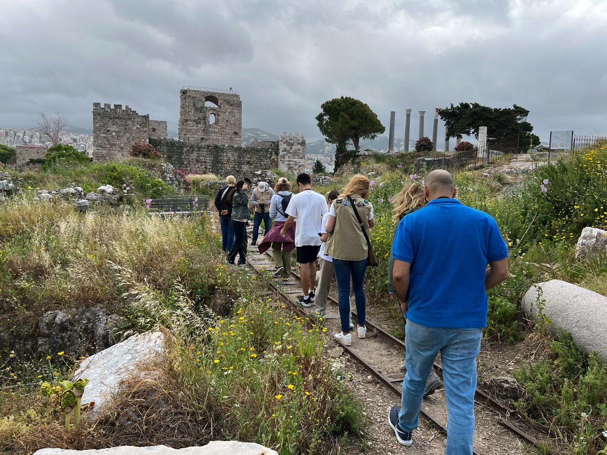 BirdsLebanon's tweet photo. #World_Migratory_Bird_Day was celebrated yesterday by #ABCL members and friends in one of the most beautiful historical sites in Lebanon, at the Citadel of #Jbeil, combining the love of our natural heritage with our cultural heritage.

@BirdLife_News @_OSME https://t.co/sduc68Z4ij