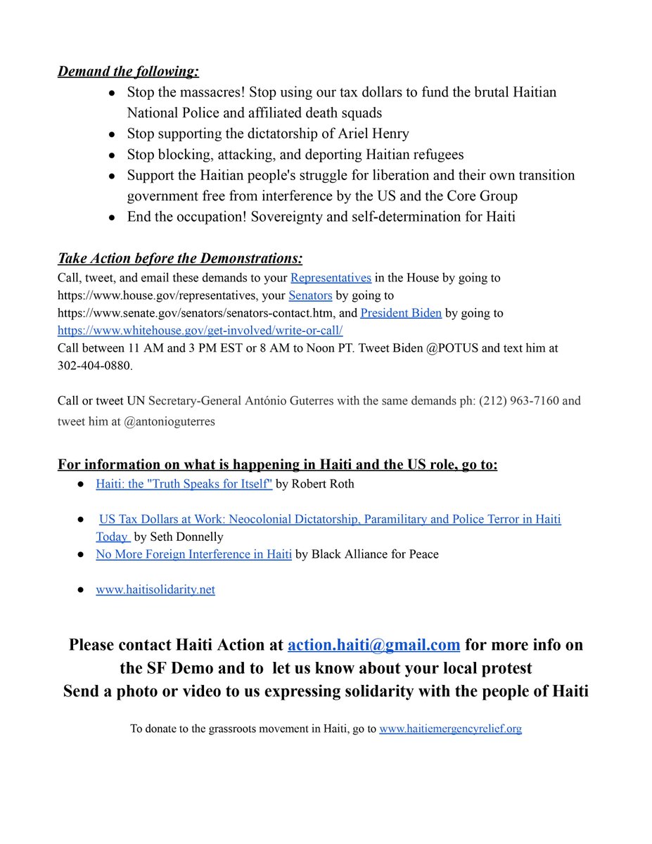 Haiti Action (@haitiaction1) on Twitter photo 