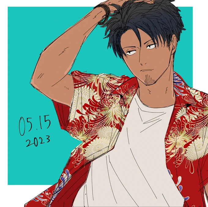 らくがきだけども かっちゃんおたおめ～!!  #只野工業高校の日常