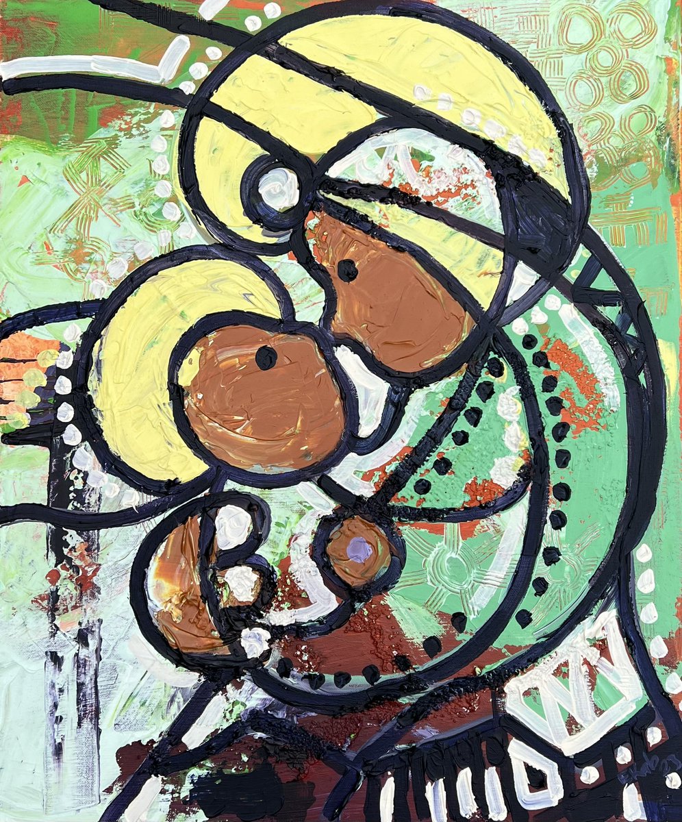ekabart75's tweet photo. Happy Mother’s Day!
Mother and Child series.

#londonartist #happymothersday #abstractart #africancontemporaryart #africanart #blackart #blackartist https://t.co/BmS5WcP4s2