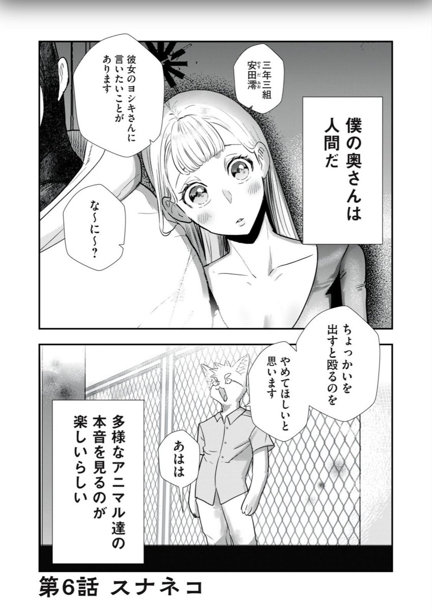最新話更新されました!イモリのお話です🦎
無料回では愛を叫ぶゴリラと奥さんが見られます❕❔(1/2)
 https://t.co/YLopjjHSSJ #ヤンマガWeb #僕の奥さんは人間だ 