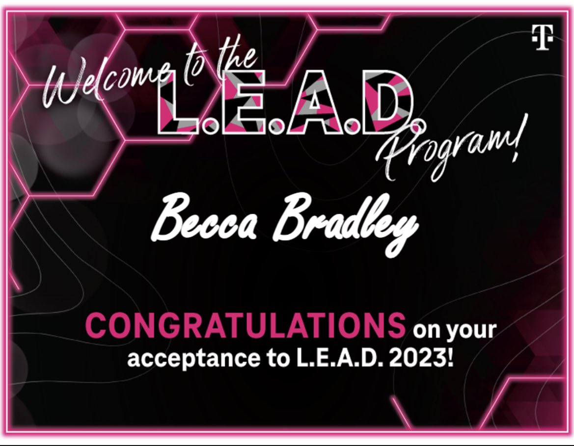 Carlos Rosas (@magentacarlos) on Twitter photo Congratulations to my RAM <a href="/MagentaBecca/">Becca Bradley</a> for being selected to be part of LEAD! Thank you for all of your hard work! <a href="/allryaledup_/">Gary R</a> <a href="/NimerV/">Nimer Velasquez</a> Congratulations to my RAM <a href="/MagentaBecca/">Becca Bradley</a> for being selected to be part of LEAD! Thank you for all of your hard work! <a href="/allryaledup_/">Gary R</a> <a href="/NimerV/">Nimer Velasquez</a>