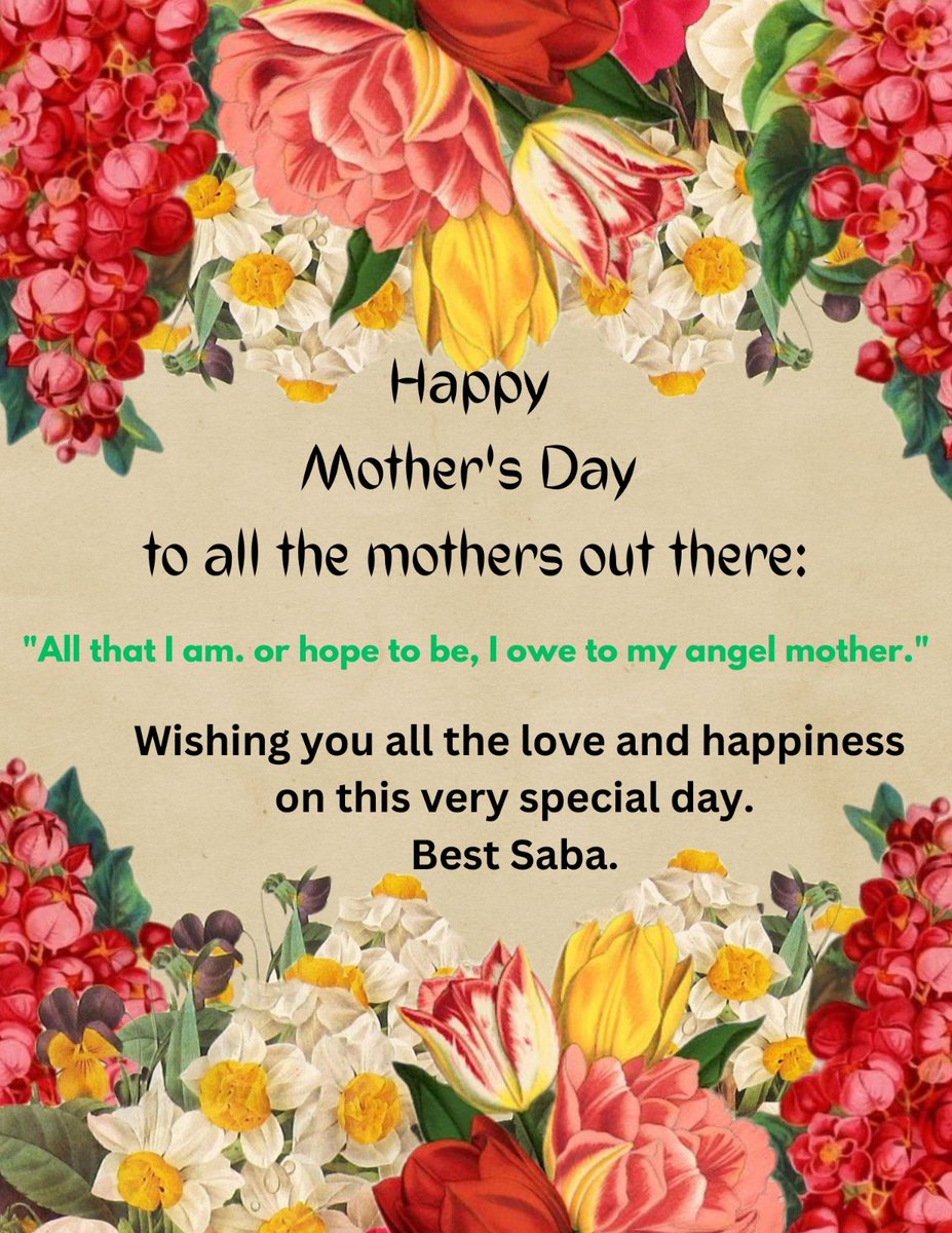 fsaba14's tweet photo. Happy Mother's Day to all of US ❤️. Cheers❣️ https://t.co/9X8uj4rer4