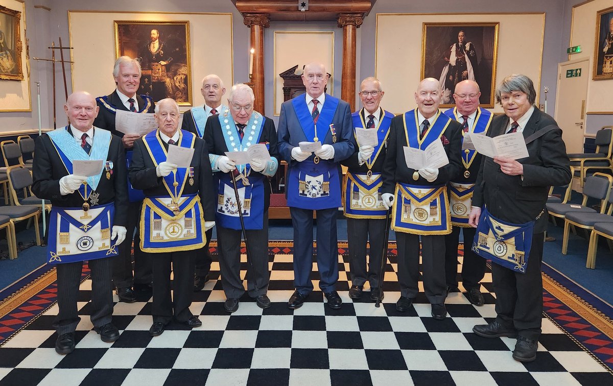 MiddlesexDeputy's tweet photo. Middlesex Province is privileged to have a number of special interest Lodges. I had the pleasure of attending an official visit to David Bonner Lodge, which is the Middlesex Music Lodge. They held a white table event hosting members of the Middlesex Provincial Choir. https://t.co/K4wcz03OSY